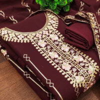 Maroon-Georgette-Gold-Thread-Pink-Floral-Embroidery-Suit-Fabric-folded-final