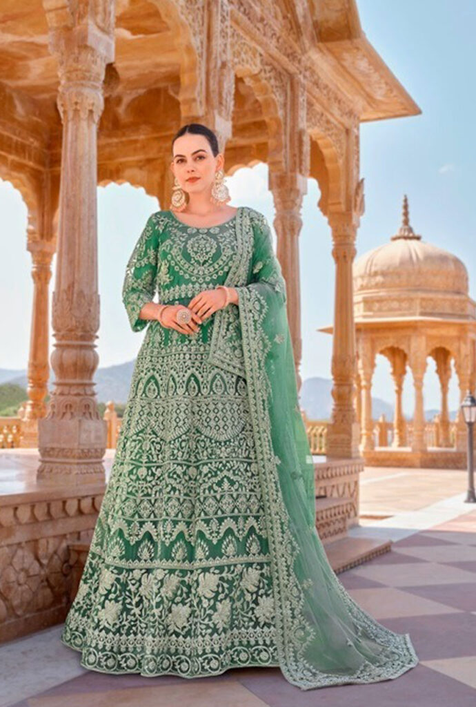 FINAL-MAIN-Green-Pure-Butterfly-Net-Heavy-Coding-and-Stonework-Anarkali----SM--pic-2